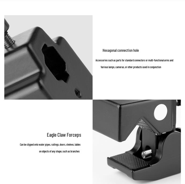 Photography Metal Eagle Claw C-Type Multi-functional Fixing Clip