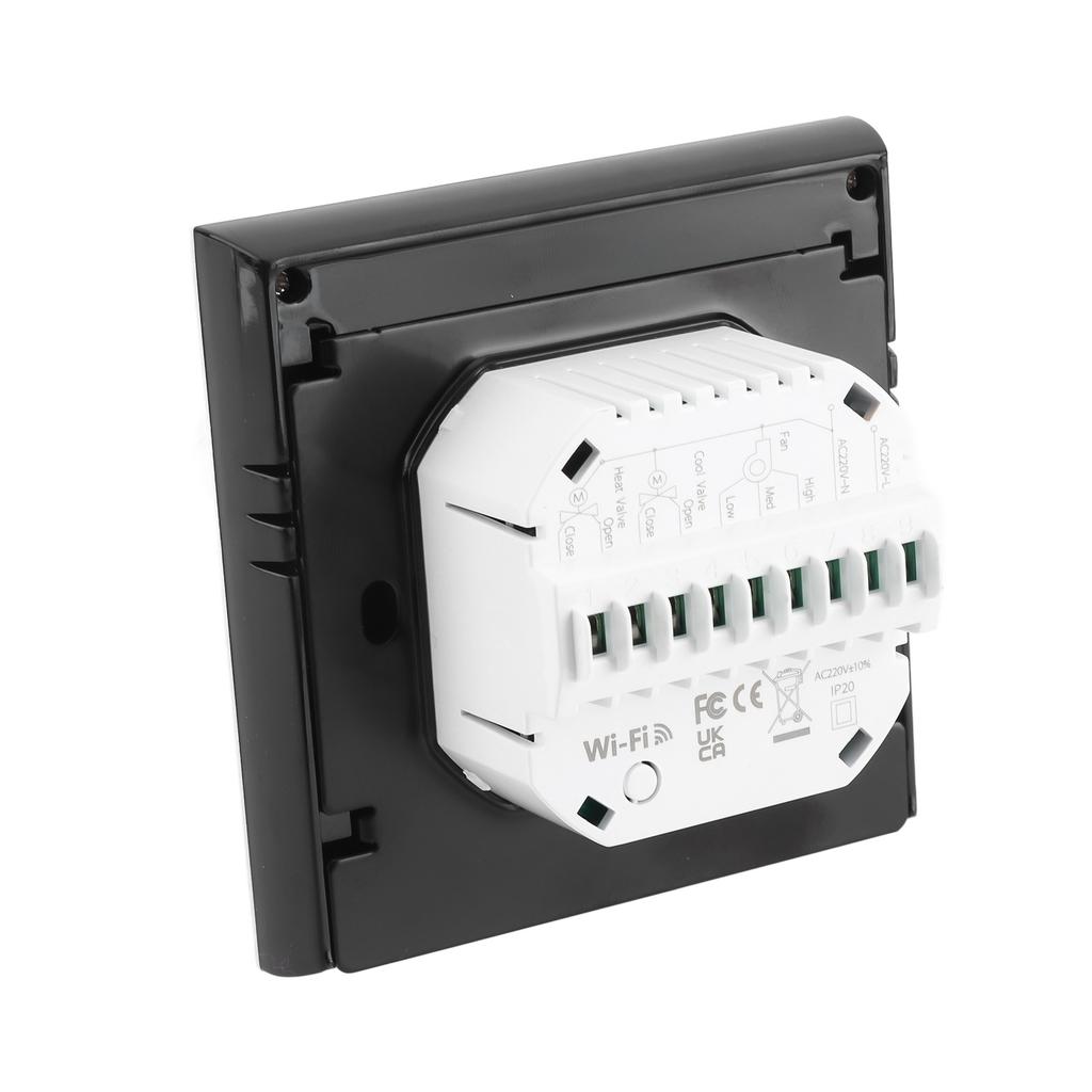 Čtyřtrubkový Wifi Voice Intelligent Room Thermostat Digitální programovatelný regulátor teploty pro