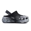 Crocs Classic Clog REGO Hot Dog Hurricane Wraith Spray Paint Erase Detachable Accessories Hole Shoes Unisex Black & White