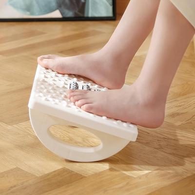 Fußstütze unter dem Schreibtisch, ergonomische Schreibtischstufe mit Massagestruktur und Rollhocker-Unterstützung für