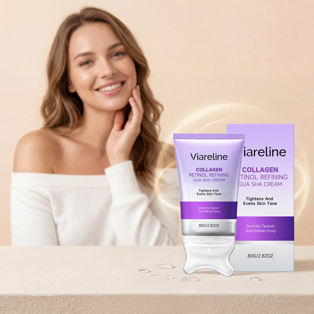 VIARELINE Retinol Firming Cream, Lifting & Nourishing, Hydrating Moisturizer, Reduces Fine Lines, Facial Contouring, Daily Skincare