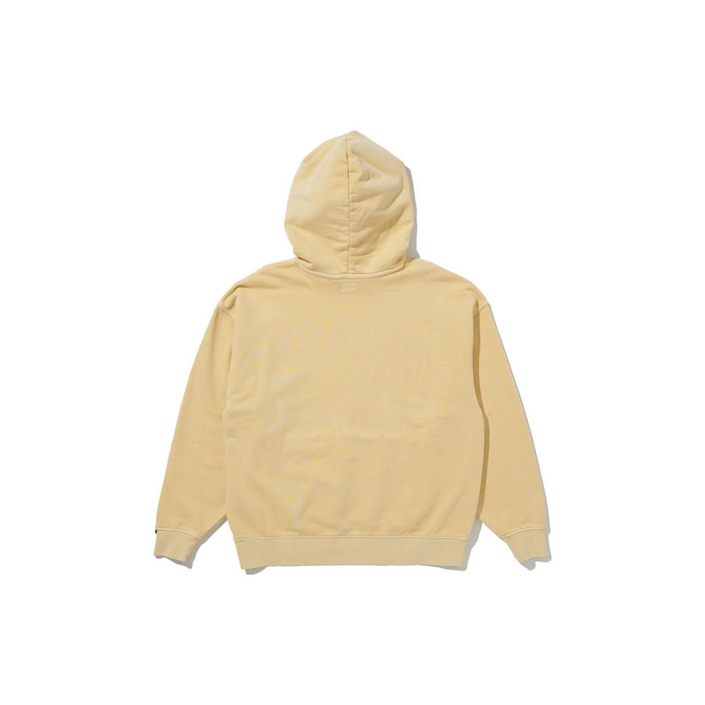 Levis Solid Color Loose Fit Drawstring Hoodie T-Shirt Men Tops Yellow A0747-0029