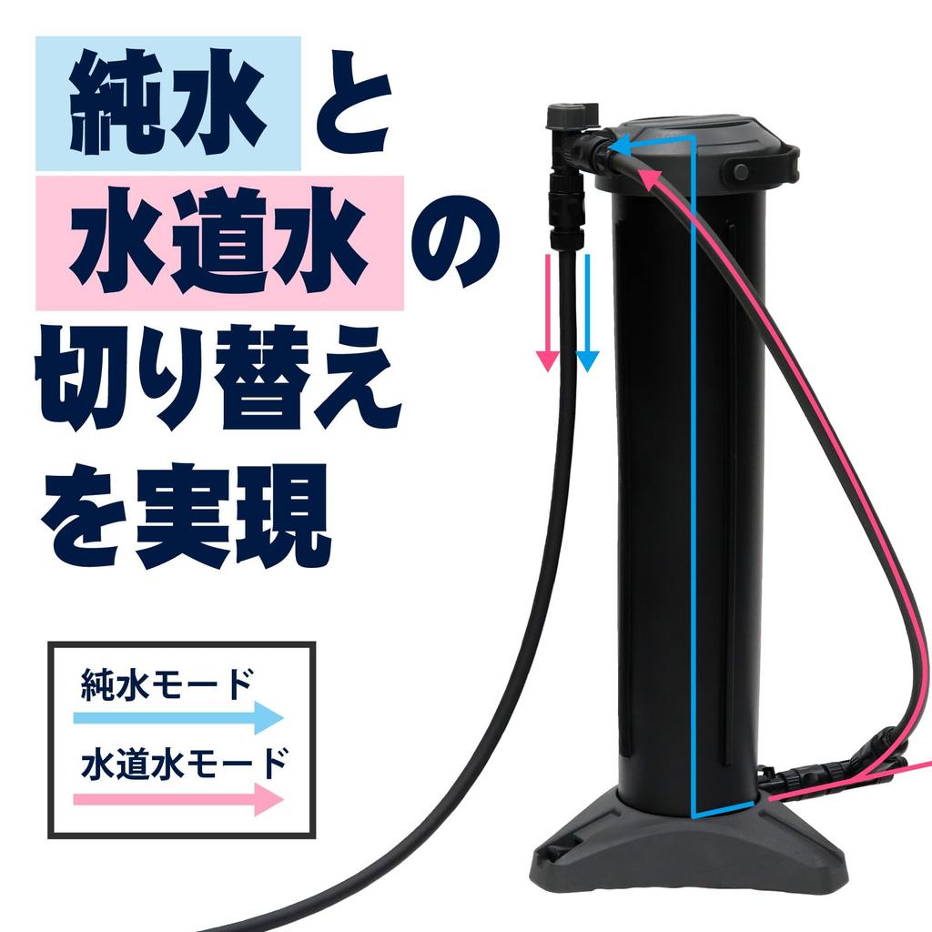 GREEN LIFE Water Purifier Switching Connector: Allows switching between purified water and tap water. Attaches to the water purifier for one-touch swi