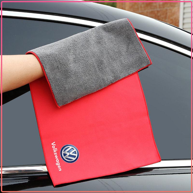 1Pcs Car Interior Wash Towel Microfiber Cleaning Rag Cloth For Volkswagen Jetta MK5 MK6 Golf-4 5 6 7 Passat 3B7 601 171 B5 B6 B7 T4 T5