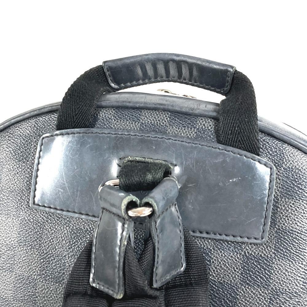 Louis Vuitton N41473 Damier Graphite Josh Backpack Bag Backpack Black