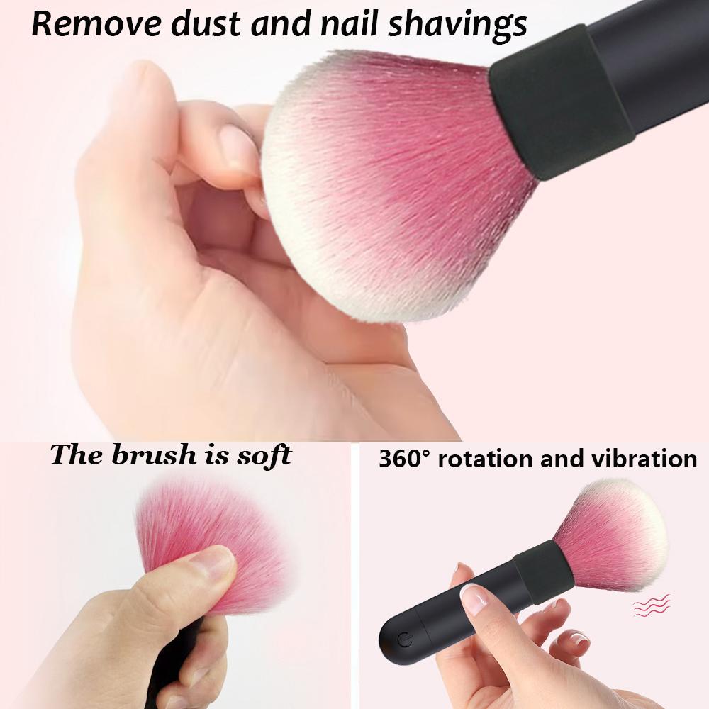Women G-Spot Clitoral Bullet Vibrator with Makeup Brush Magic Wand Massage Stick Dildo Nipple Stimulator Adult Female Sex Toy