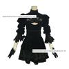 Nier: Automata Cosplay Costume 2B Girl 9S Anime Cosplay Female Costume 2B Cosplay Costume Wig and Sword