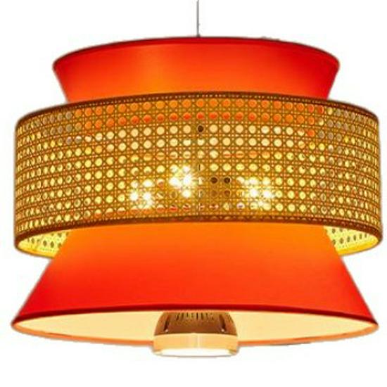 Chinese Style Rattan Weave Chandelier for Dining Room, Teahouse, Restaurant, Bar, and Cafe