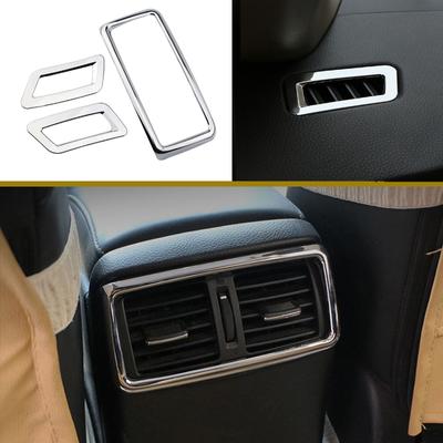 My Good Car ABS Chrome for Nissan X-TRAIL Xtrail Rogue T32 2014 2015 2016 2017 Air Conditioning Vent Cover Trim Sticker