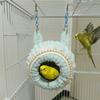 Thickened Parrot Nest Swing Warm Cozy Parrot Nest House Candy Color Breathable Bird Hanging Hammock Breeding Season