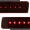 For 07-18 Jeep Wrangler JK Full LED Third 3RD Tail Brake Light Stop Lamp Bar Red