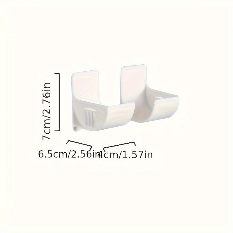 No drill adjustable kitchen countertop storage rack, multi-functional plastic storage box with side support.