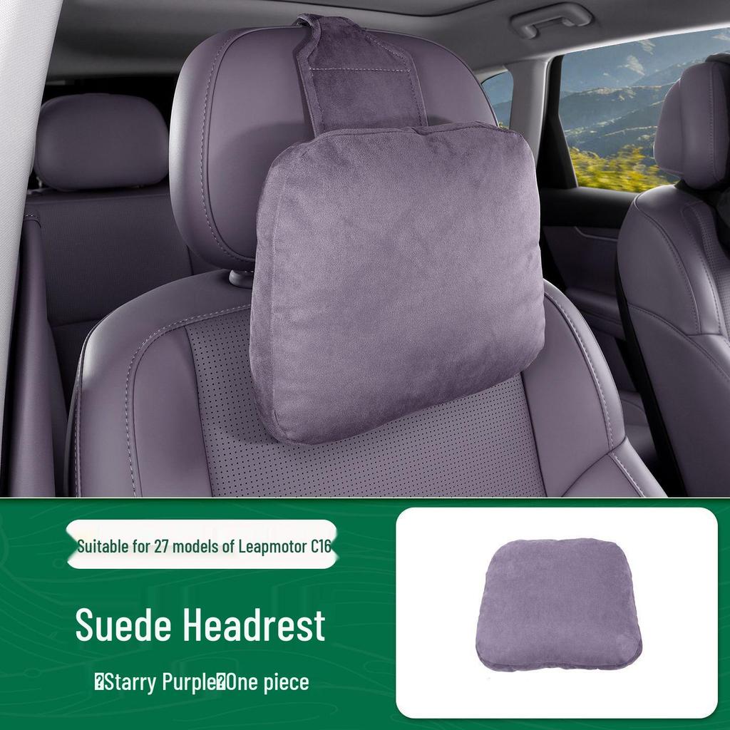 Leapmotor C16 Seat Headrest Neck Pillow - Soft Bio-Cotton for 27 Models