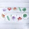 Plant Leaf Self-Adhesive Supplies Notes School Office Memo Pad Sticky Note Bookmark Notebook