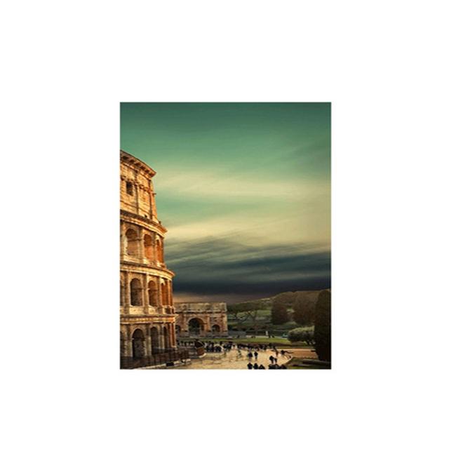 Famous City Tour Red Square Colosseum Landscape Canvas Painting Wall Art Pictures Posters and Prints for Living Room Home Decor No Frame