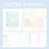 RosyPosy soft set, Snoopy joint loose-leaf book, student A5/B5 horizontal line workbook notebook