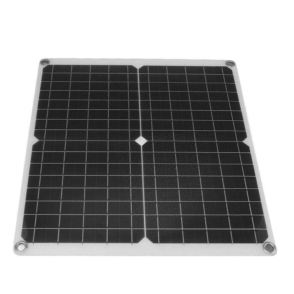Solar Panel Charge Controller Set Monocrystalline Silicon 25W 10A Fast Charging Battery Free Drive