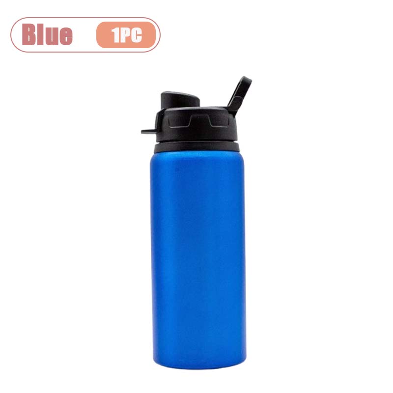 1-10PCS 600ml Aluminum Sports Water Bottle Leak Proof Lightweight Design for Cycling Hiking Gym BPA Free Canteen