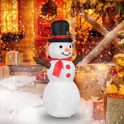 Christmas Inflatable Snowman UK Plug Xmas Decor Blowing Up