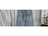 Women's 145 Loose Wide-Leg High-Waist Straight Jeans for 2026 Spring/Summer - Short Length Boyfriend Style