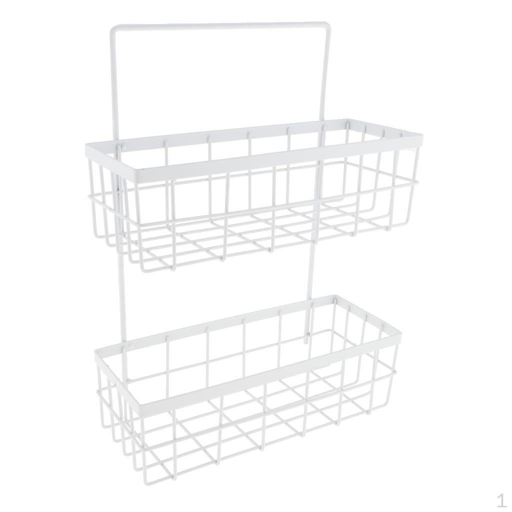 

2-tire Heavy Duty Metal Storage Shelf Bathroom