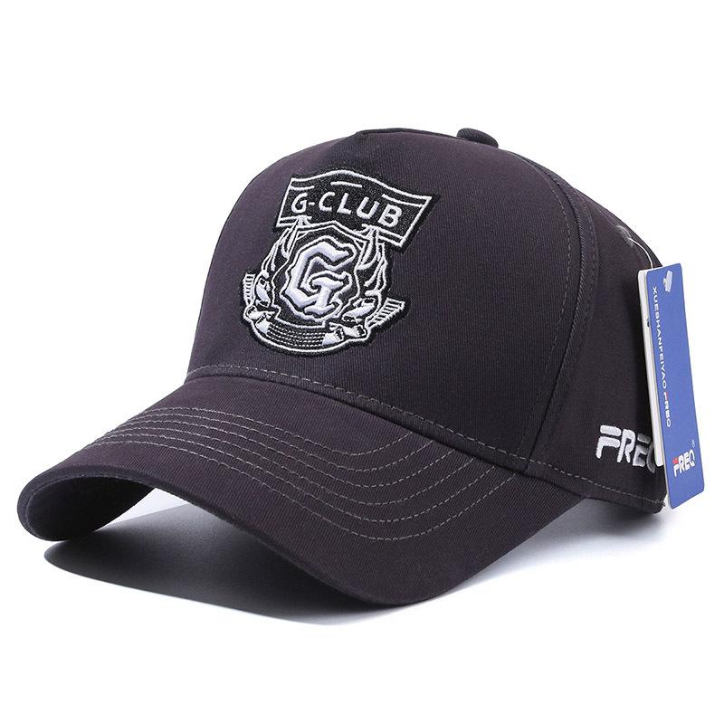 Sunscreen fashionable versatile men's and women's big head circumference hard top baseball cap cap tide