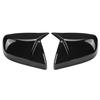 For Cadillac CT5/CT6 ATSL CT4 Carbon Fiber Look Modified Rear View Mirror Shell Folding Texture Horn Rearview Mirror Cover