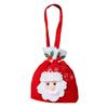 Christmas Gift Bags 3D Snowman Santa Elk Doll Reusable Xmas Burlap Sacks with Handle for Christmas Party Favors Holiday Presents Wrapping