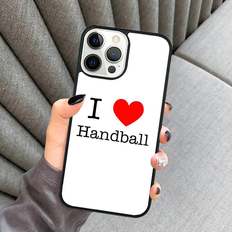 Handball Sport Handyhülle Für iPhone 17 Air 16 16e 15 13 14 Pro Max 11 12 Plus 2022 MAX Hülle Cover coque
