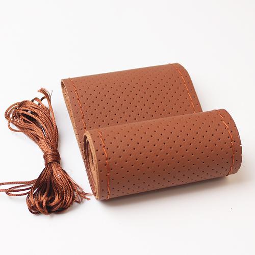 38cm/15inch Non-slip Car Steering Wheel Cover Soft Artificial Leather Braid On the Steering Wheel Cover Car Interior Accessories