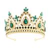 Crystal Bridal Crown Tiara Metal Base Tall Crystal Crown Vintage Queen Crown