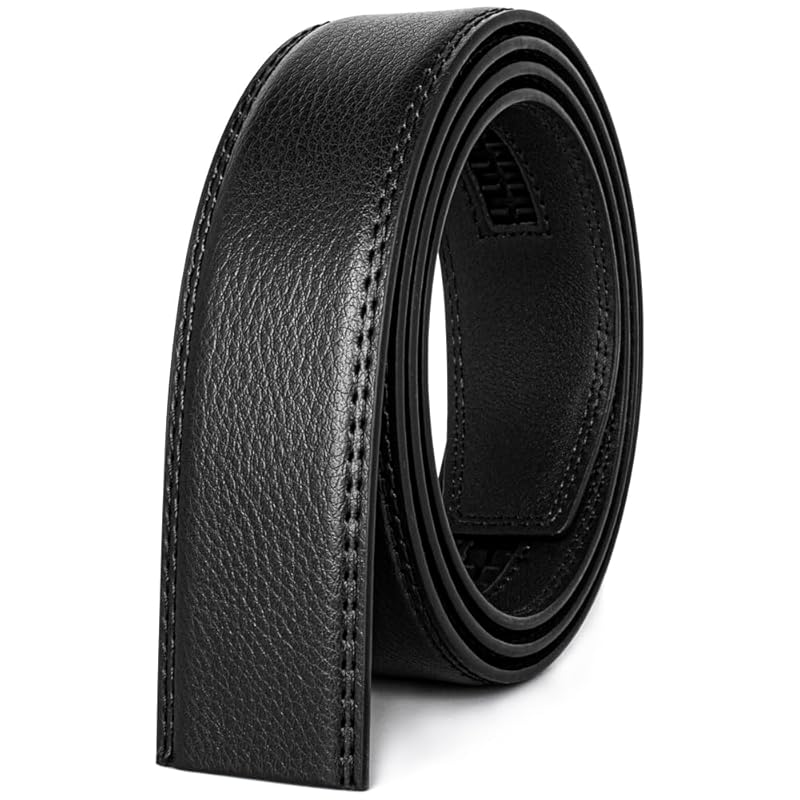 

[DOOPAI] belt men s for replacement no buckle big size length For suits/work casual No hole stepless adjustment Comes with gift box