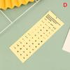 1Sheet Standard Spanish Portuguese Language Transparent Keyboard Stickers