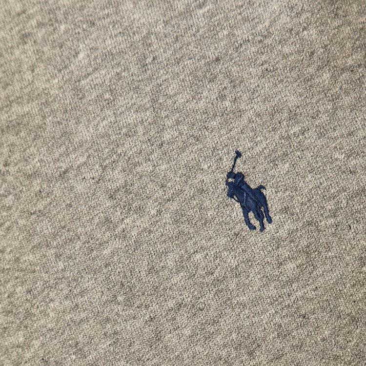 Polo Ralph Lauren Solid Color Pony Embroidered Crew Neck Long Sleeve Sweatshirt Men sweatshirt Gray 710792815-004