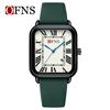 Ofns 1533 Top Brand Men Watch Top Brand Luxury Military Fashion Waterproof Male Clock Rubber Quartz Business Leather Wristwatch