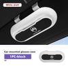 Suede Car Sun Visor Glasses Case Organizer Box Sunshade Holder For Citroen C4 C3 C5 C1 C2 C6 C4L DS3 DS4 Berlingo Picasso Jumper aiv256