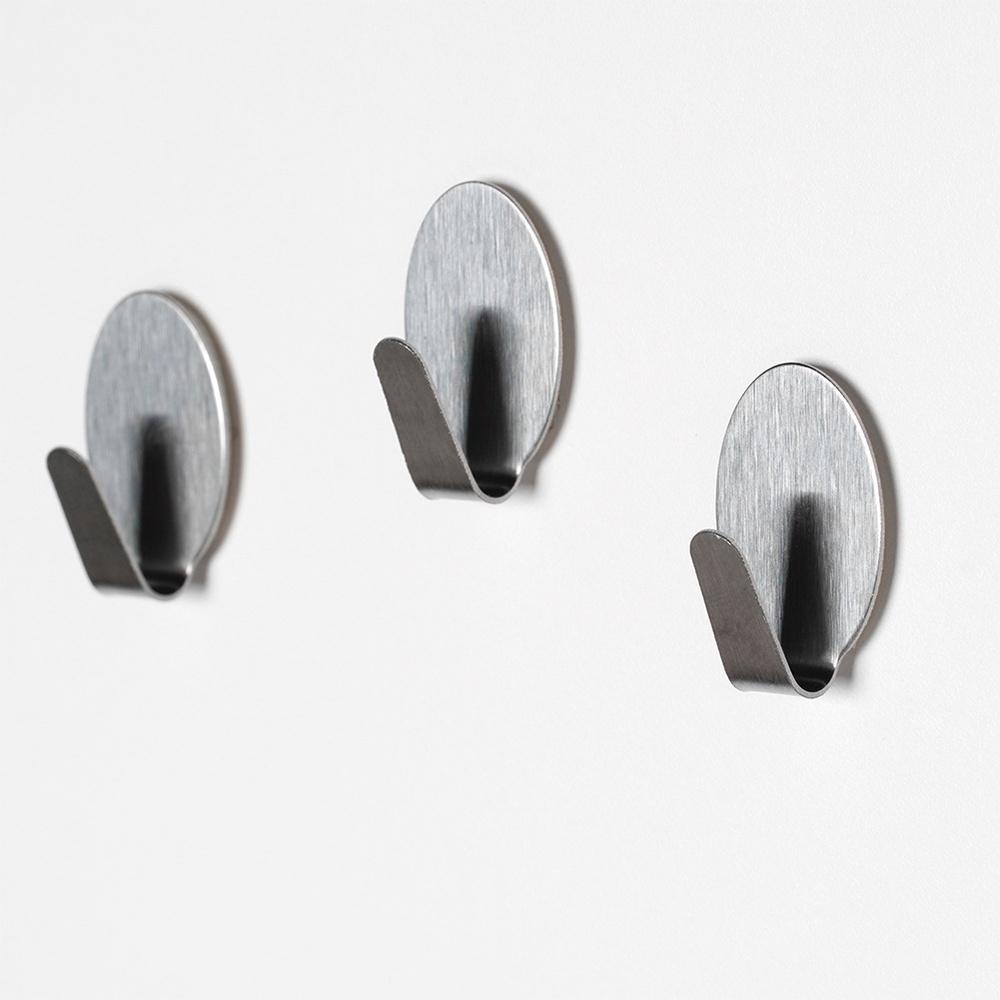 Self-adhesive steel hanger hook 1.8x2.5 cm
