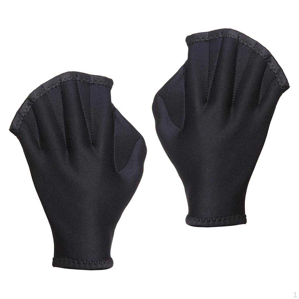 Aquatic Gloves , Frog Webbed Hand Lung Training Diving Water Resistance Women