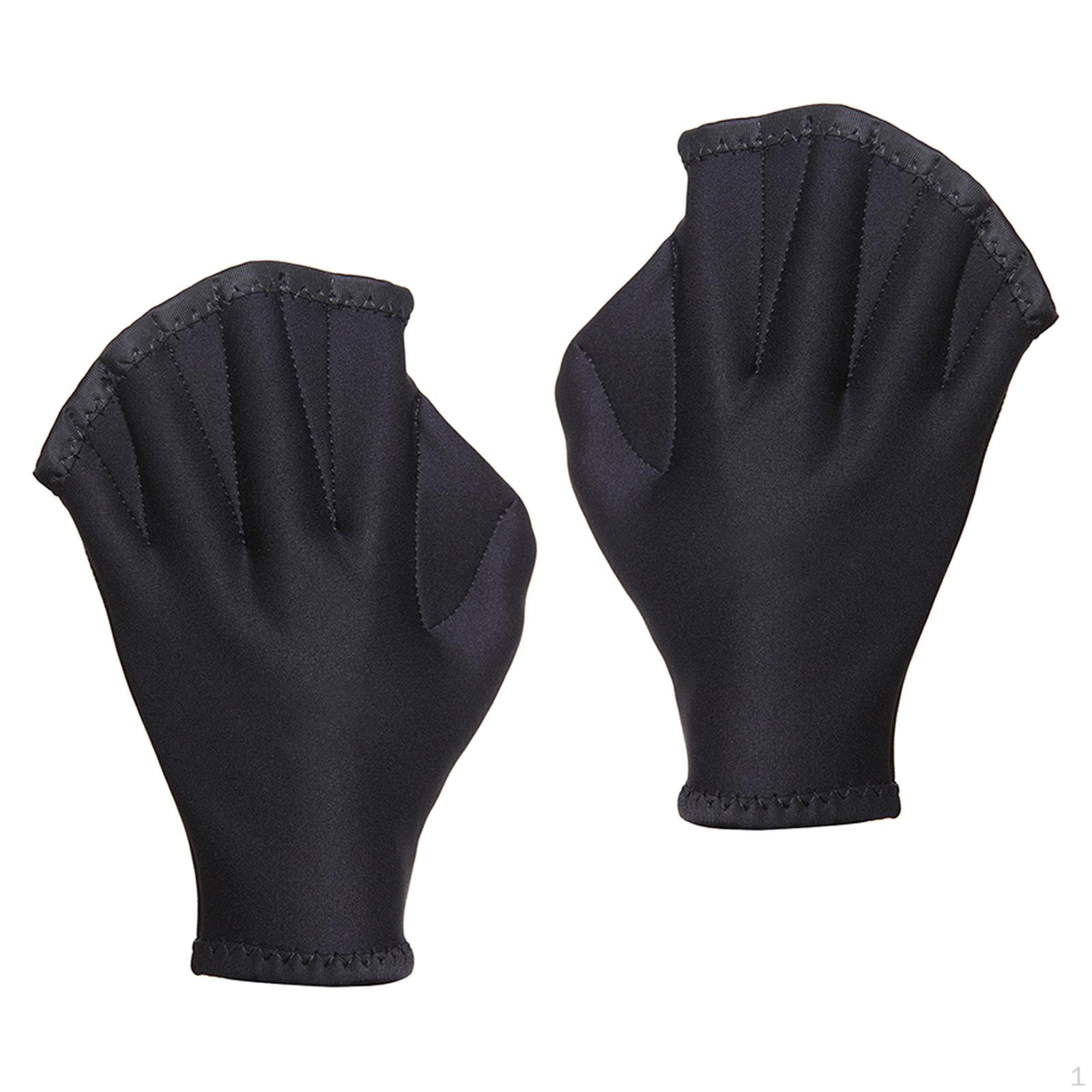 

Aquatic Gloves , Frog Webbed Hand Lung Training Diving Water Resistance Women