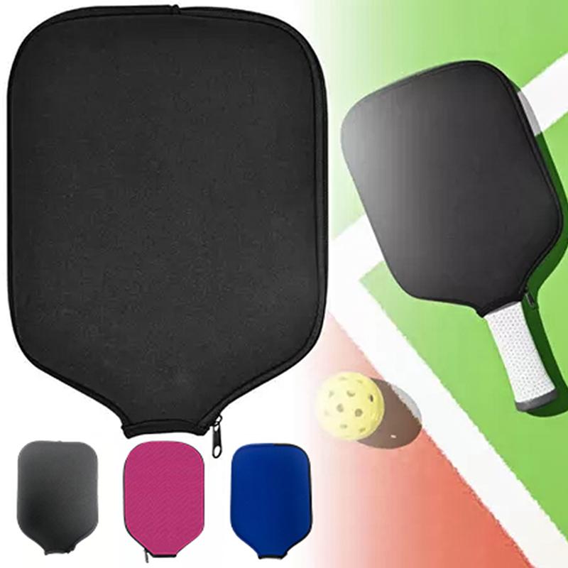Universal Pickleball Paddle Cover Waterproof Neoprene Sleeve For Beach Sports Protective Gear