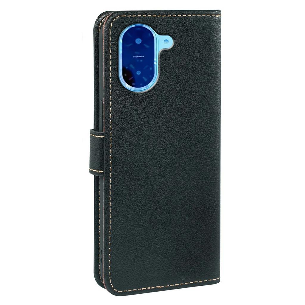 For Xiaomi Redmi A5 NFC (173.45mm) Case RFID Blocking Wallet Litchi Texture Leather Phone Cover Magnetic Clasp
