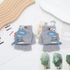 Children's Cute Cartoon Flip-Gloves: Cold-Proof, Half-Finger Winter Writing Warmth for Boys and Girls