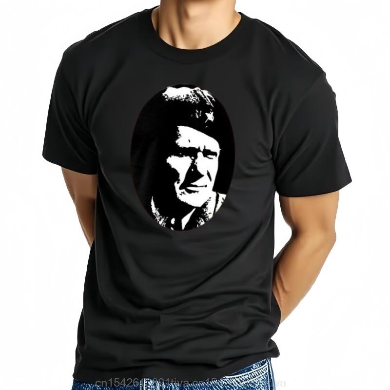 100 Baumwolle Oausschnitt MäNner Tshirt Individuell Bedruckte Tshirt Josip Broz Tito Yugoslavia Portret Frauen Tshirt