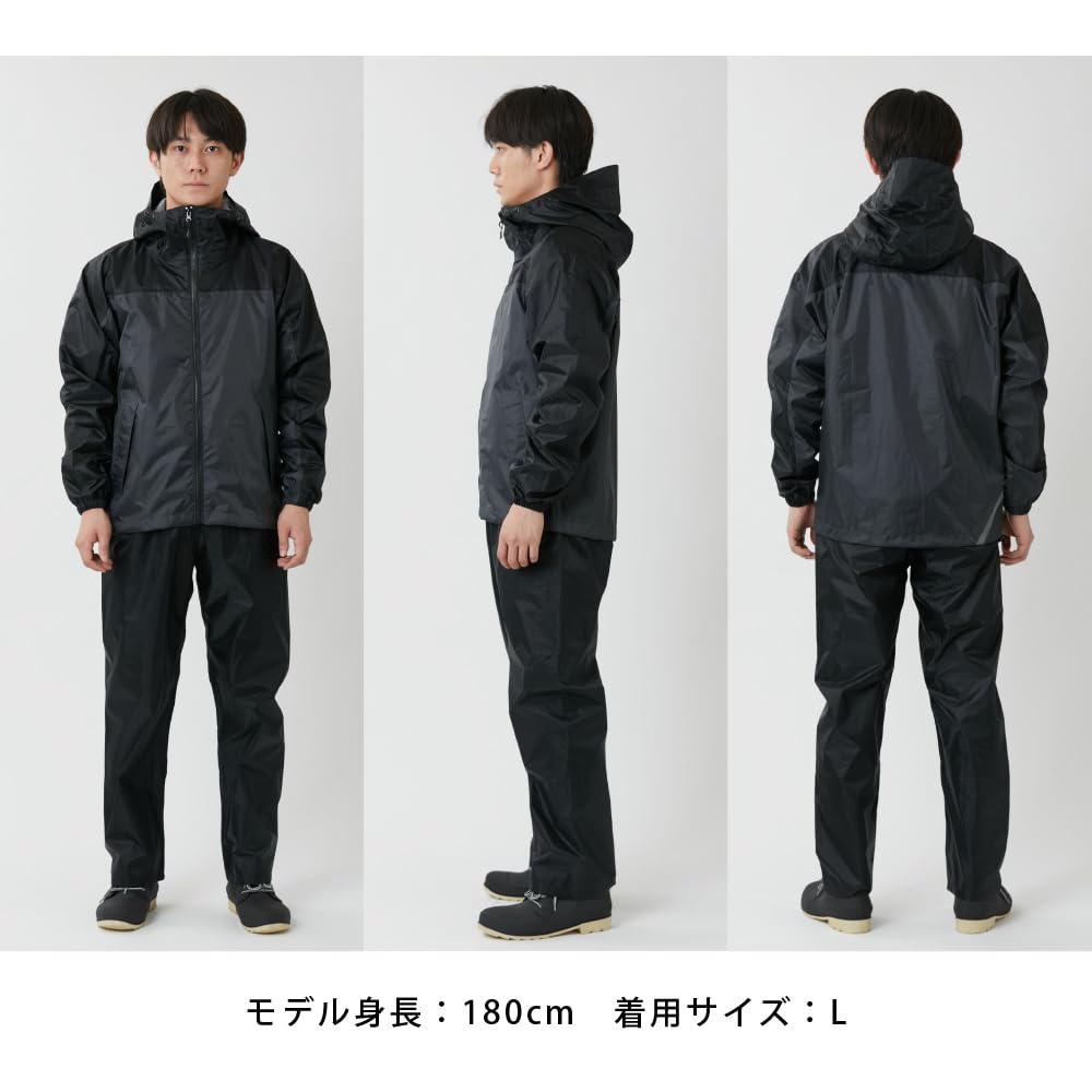 Light Shield Rain Mesh Jacket and Top 3L [Document] Suit, Set, 3430, Lime,
