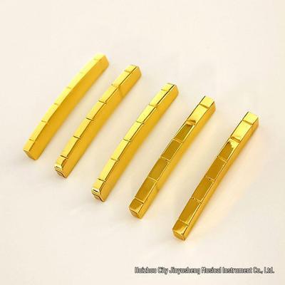Brass Nut for Electric Guitar Bass, String Saddle for 4-5 String Instruments, Musical Accessories