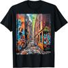 Vibrant Urban Graffiti Street Art T-Shirt