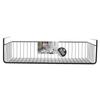 Suspended Shelf Basket L Black Metal 50X26 Cm