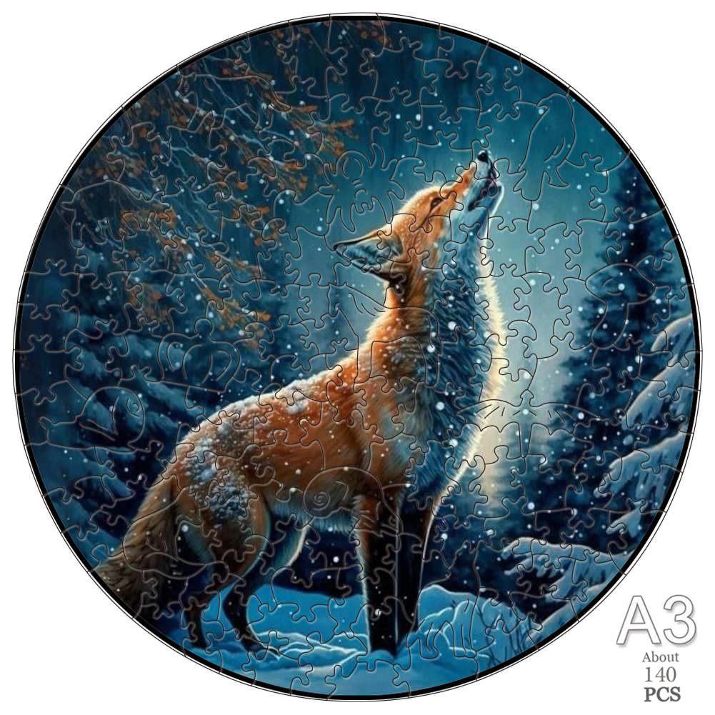 Unique Elephant Wooden Puzzle Adult Stress Relief Toys Circular Animal Shapes Holiday Birthday Gift Wood Jigsaws