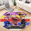 1PC Power Rangers Office Round Rug, Non-slip, Soft and Durable Office Rug for Interior Decoration, Perfect for Office yy250915057