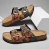 Women'S Cork Slip-On Casual Comfortable Fashionable Women'S Summer Slip-On Shoes Rubber Sole Women With Cork Footbed Flip Flops